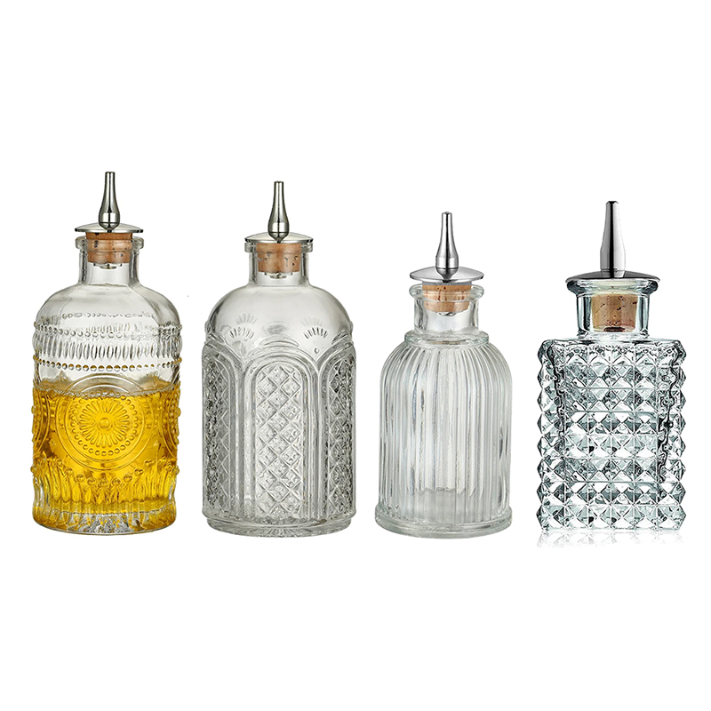 Bitters Bottle Set - Chai đựng rượu cocktail cổ điển,