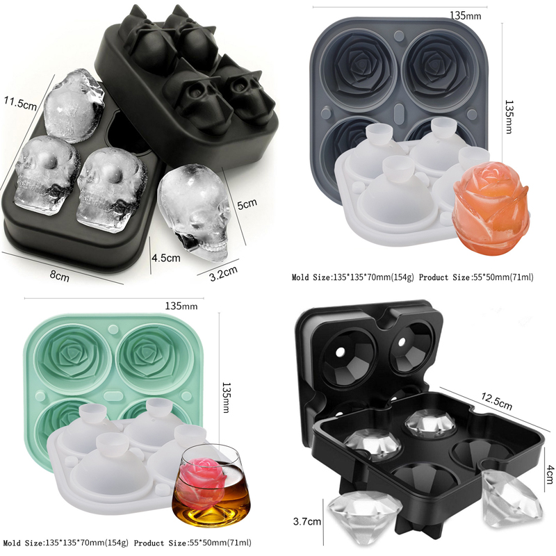 Ice Mold Sphere - 3D Ốp Kim Cương Đầu Lâu