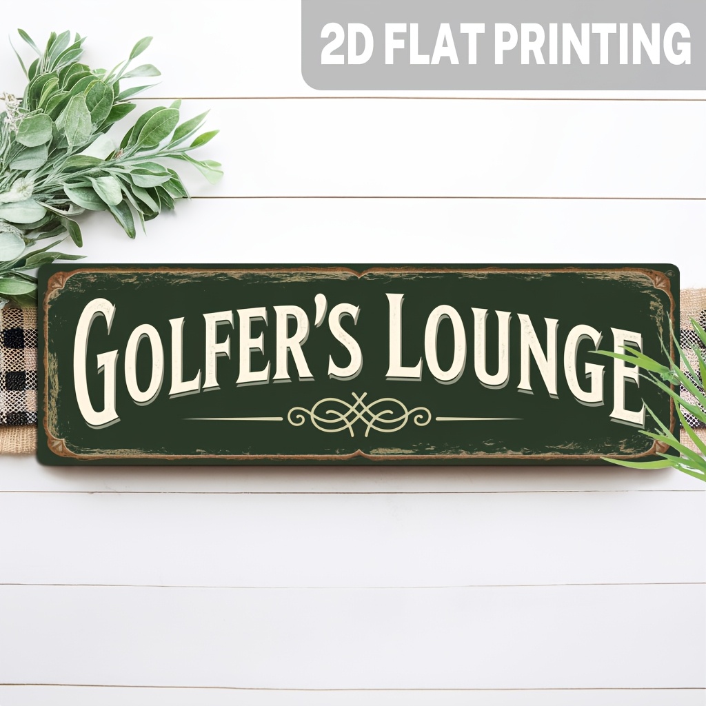 2D Flat, 1pc, Vintage Golfer'S - đánh giá và giá Home Bar Lounge