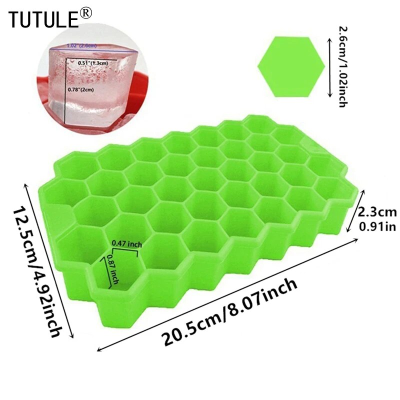 37 Compartment Honeycomb Ice C - đánh giá và giá Ice Mold Sphere