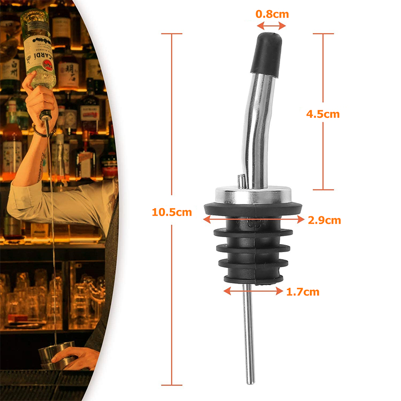 4 Pieces Stainless Steel Class - đánh giá và giá Speed Pourer Cap